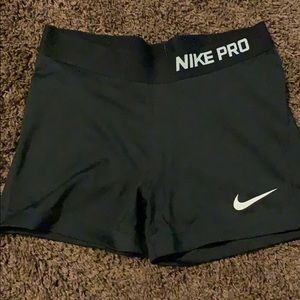 Nike pro spandex shorts